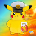 Pokémon Peluche CAPITAINE PIKACHU (20cm)